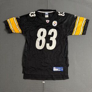 Reebok NFL Pittsburgh Steelers Heath Miller 83 Jersey Youth Large Black Gold